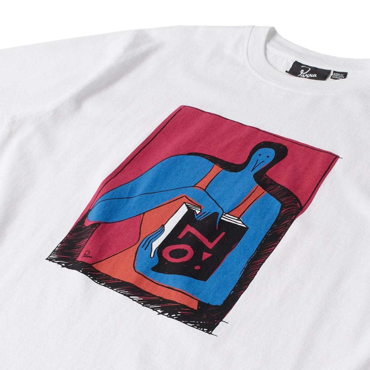 By Parra No Books T-Shirt - White image 3