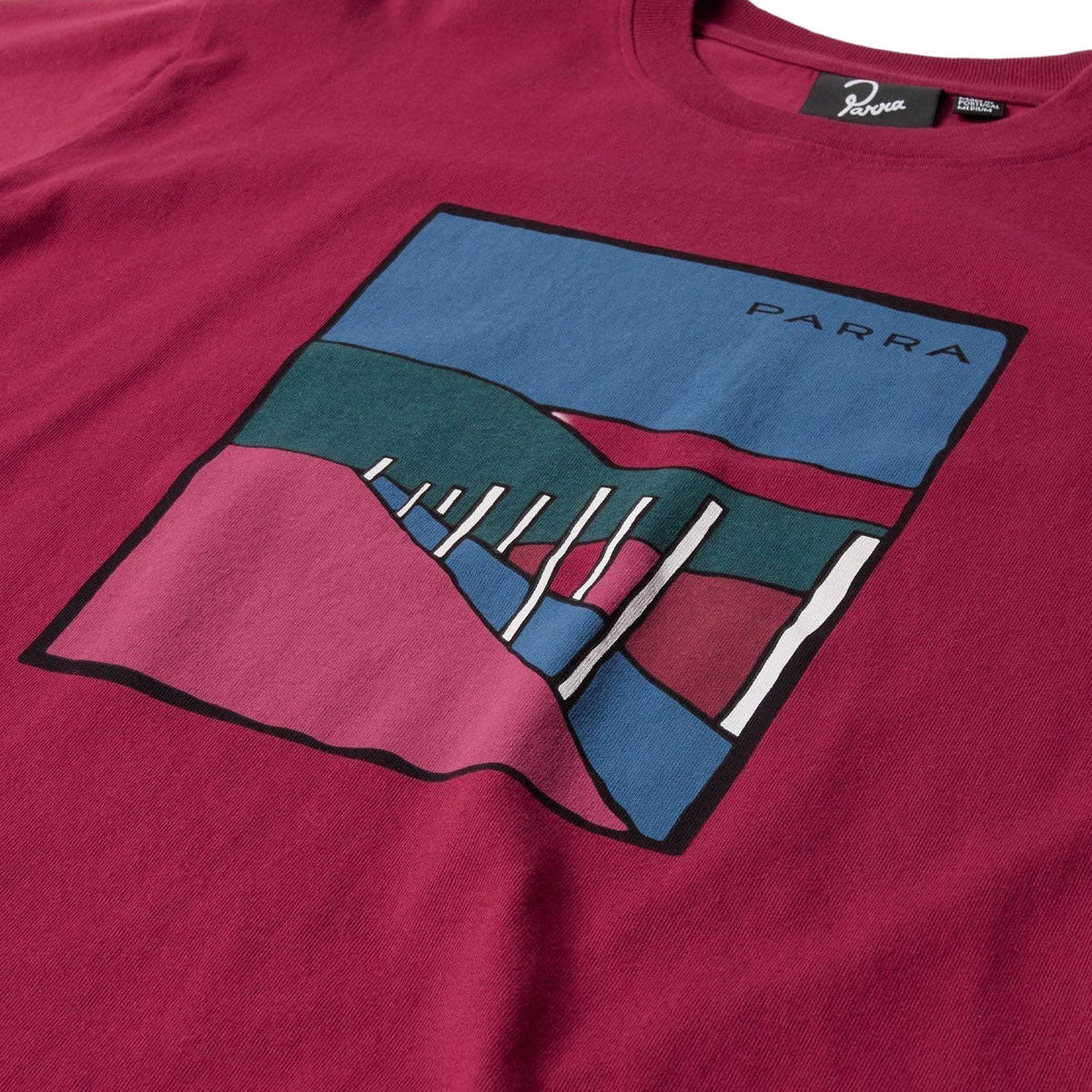 By Parra Beach Parking T-Shirt - Raspberry image 3