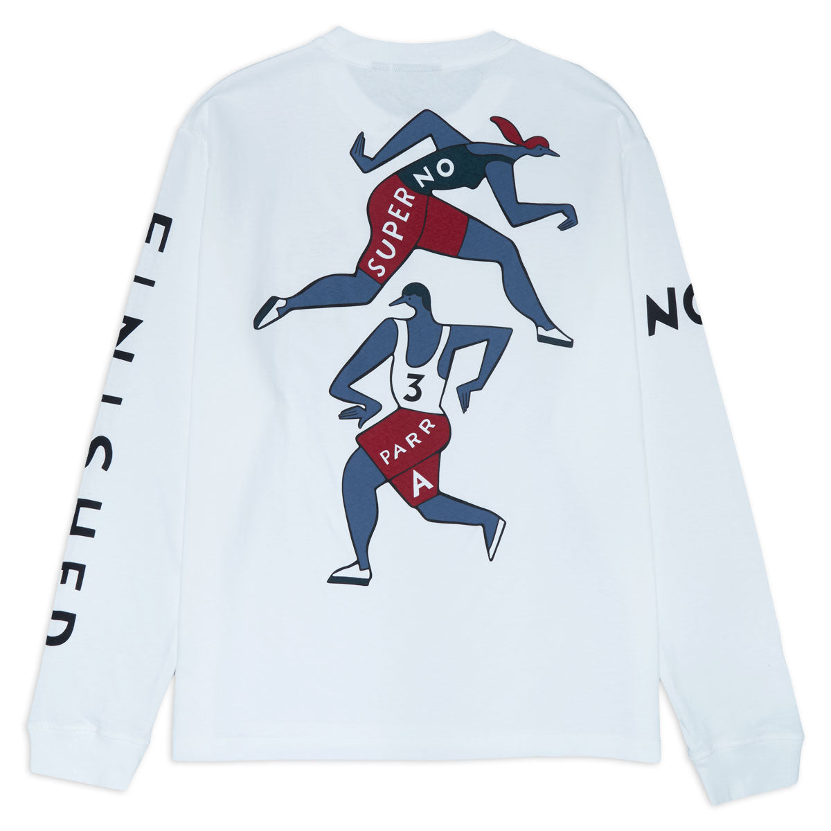 By Parra Not Finished Long Sleeve T-Shirt - White image 2