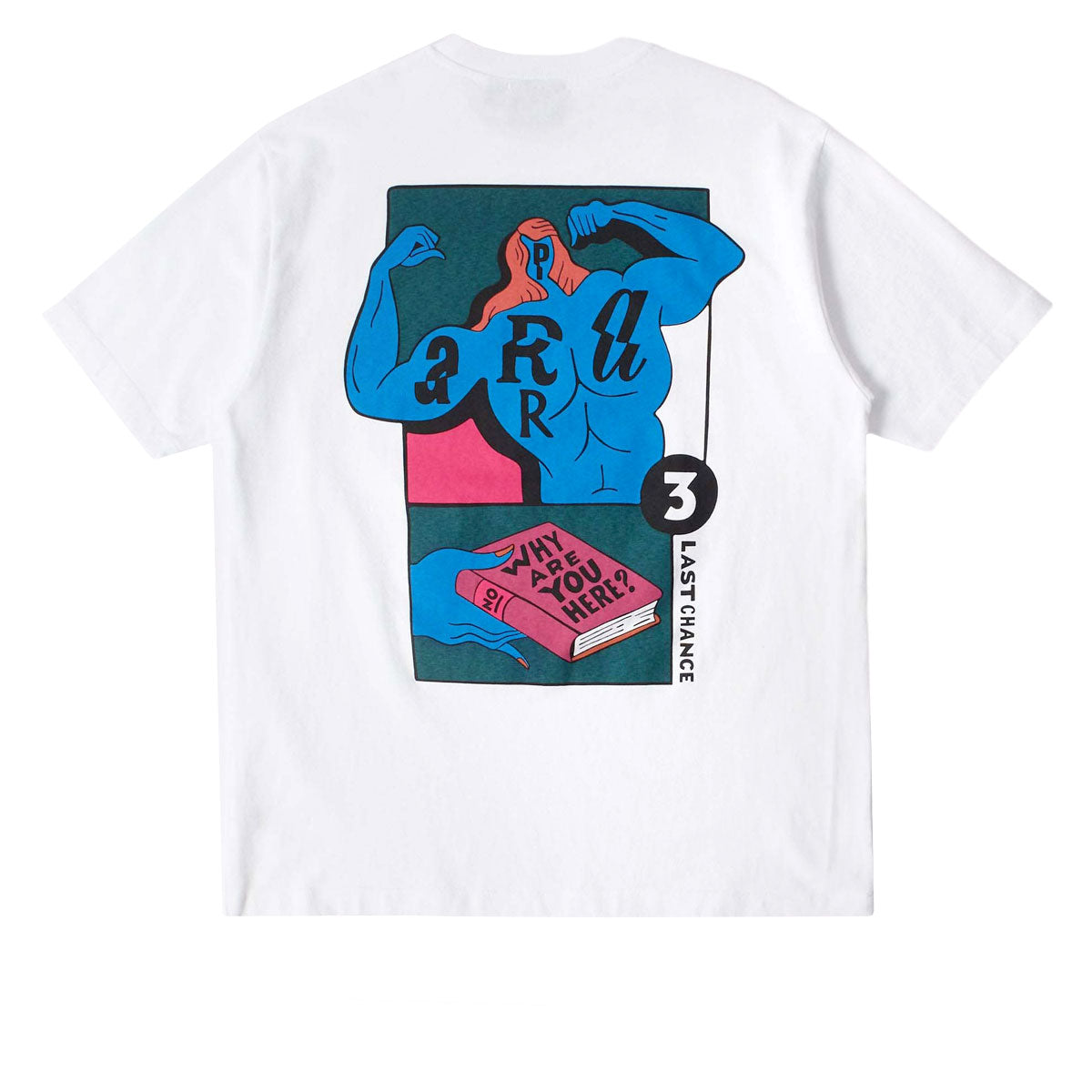 By Parra Why Are You Here T-Shirt - White image 1