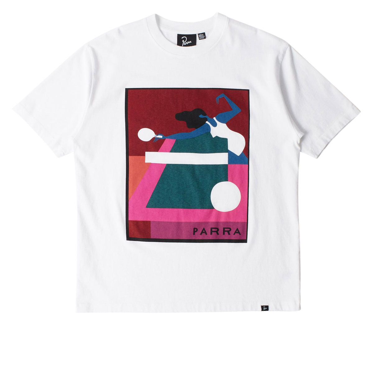 By Parra Ping Ponged T-Shirt - White image 1