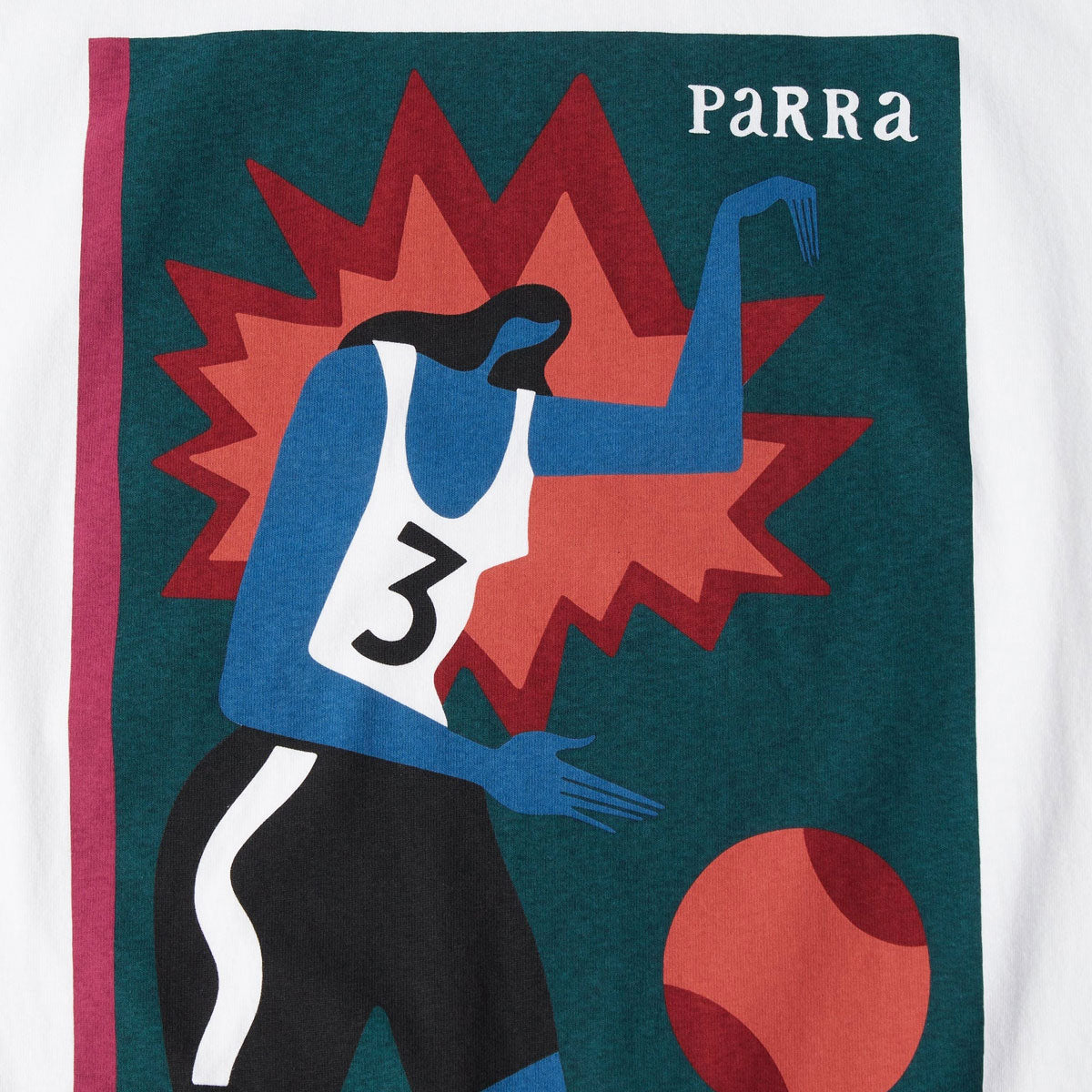 By Parra Baseketball T-Shirt - White image 2