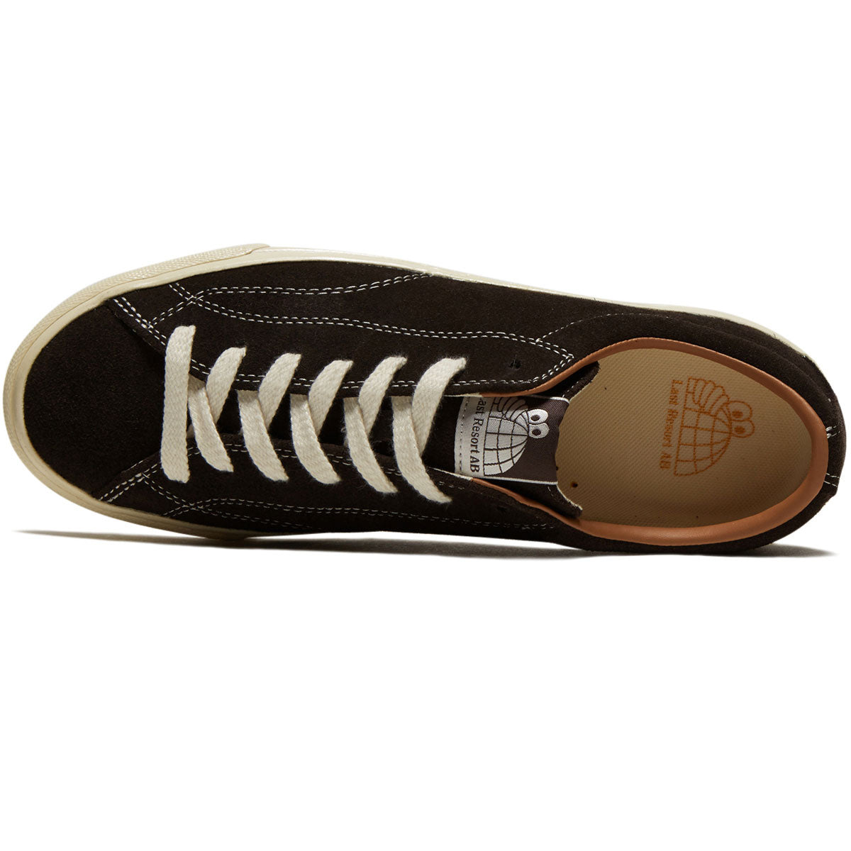Last Resort AB VM003 Lo Suede Shoes - Coffee Bean/White image 3