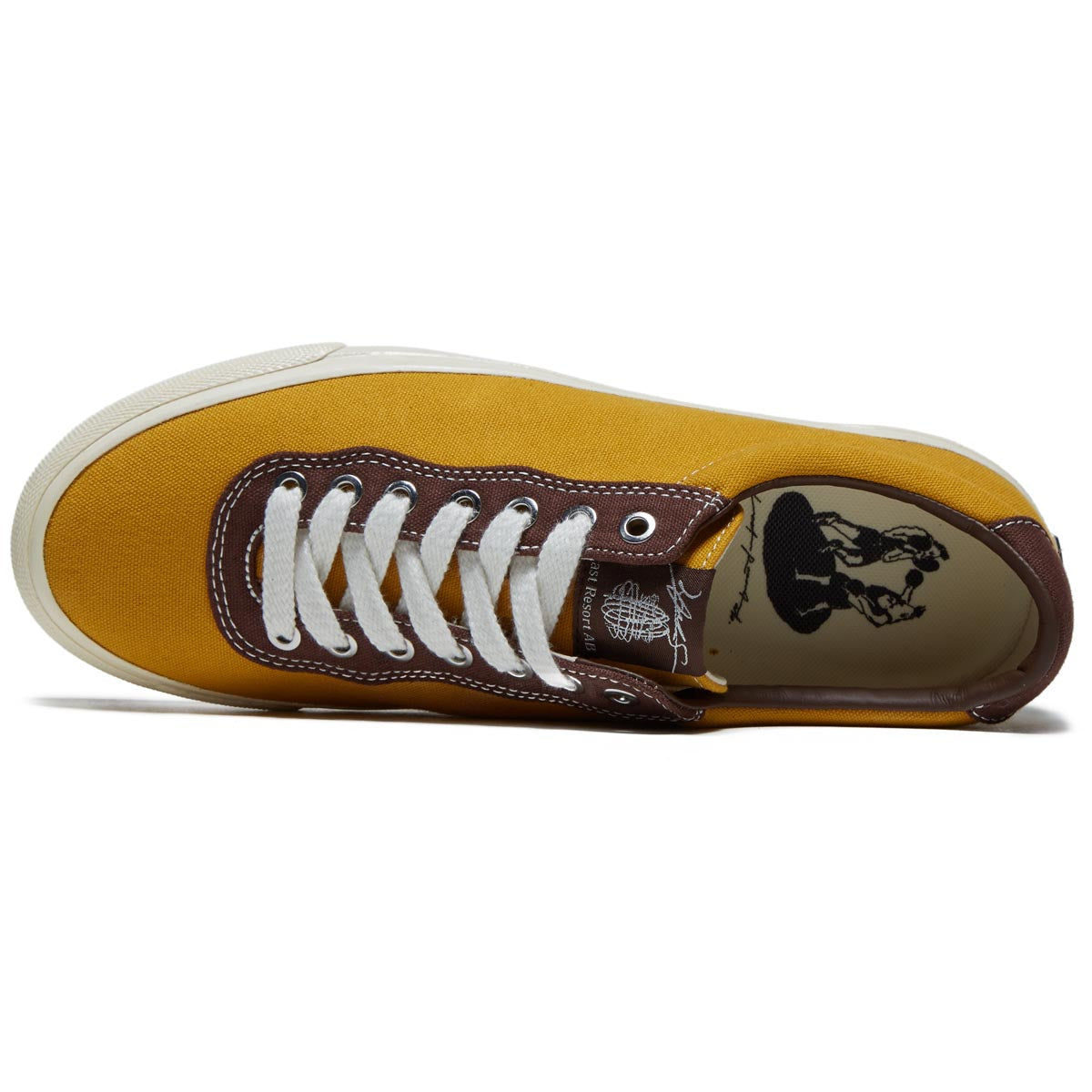 Last Resort AB x Julian Smith VM001 Canvas Lo Shoes - Yellow/Brown image 3