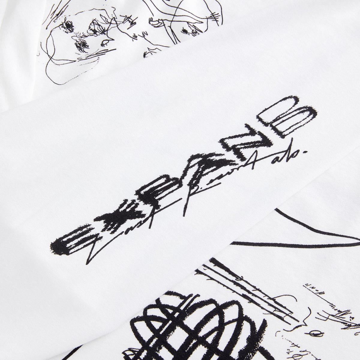 Last Resort AB x Julian Smith Expando Long Sleeve T-Shirt - White/Black image 4