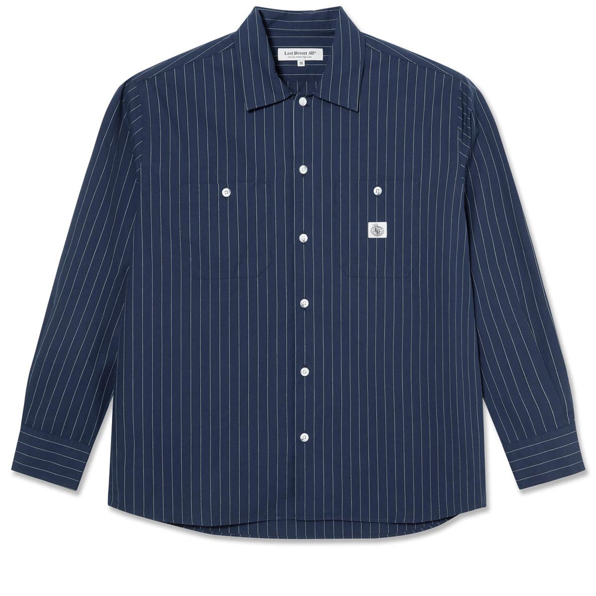 Last Resort AB SM001 Long Sleeve Shirt - Blueprint Blue image 1