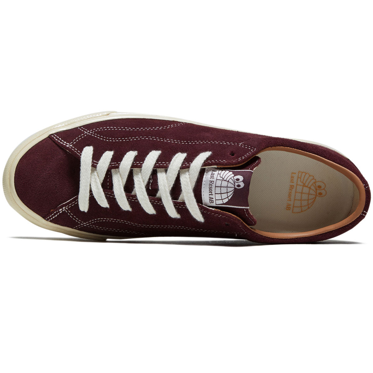 Last Resort AB VM003 Suede Lo Shoes - Fig Red/White image 3