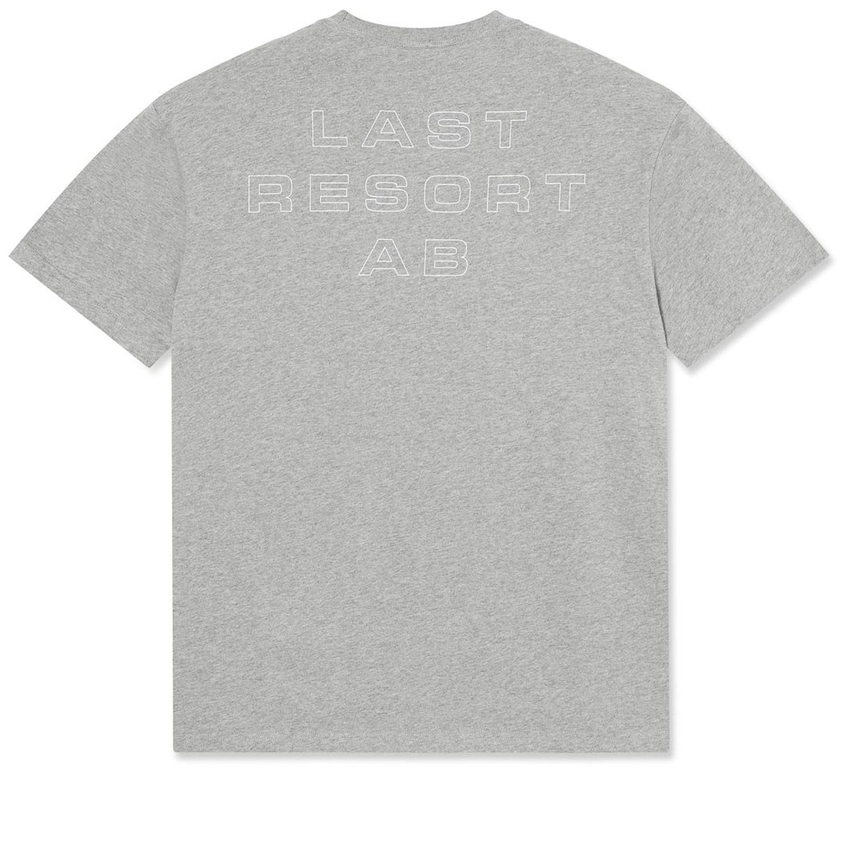 Last Resort AB Eurostyle T-Shirt - Grey Melange/White image 1