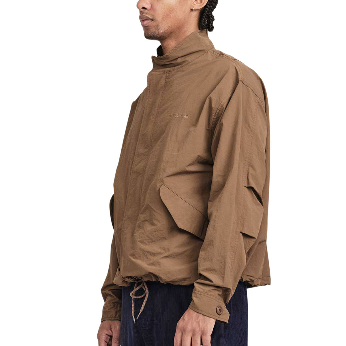 Last Resort AB Cropped Parka Jacket - Brown Khaki image 1