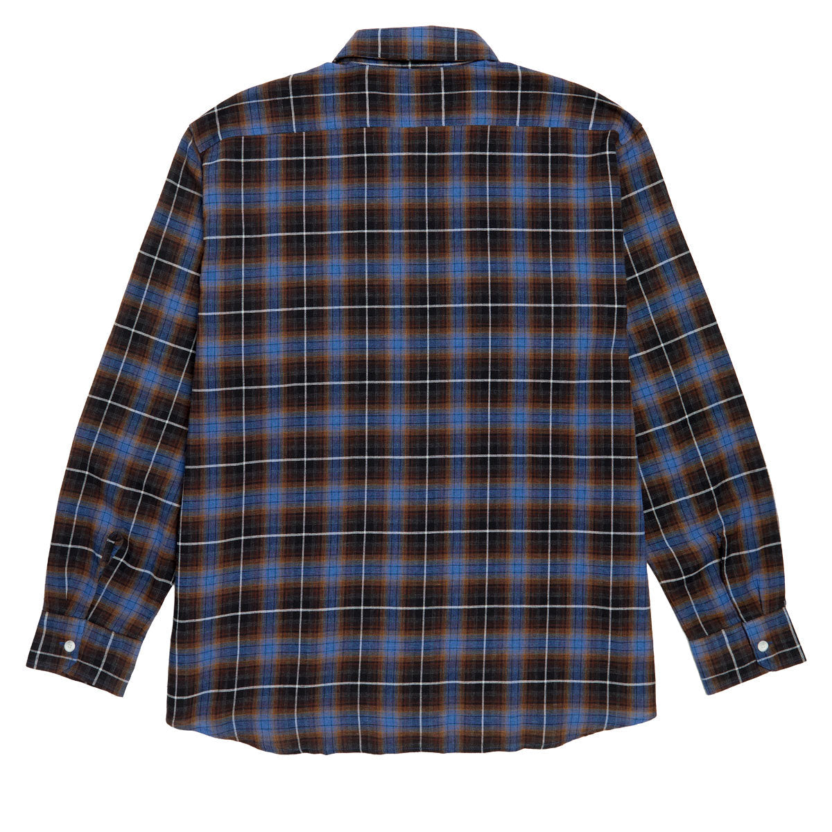 Last Resort AB SM001 Flannel Long Sleeve Shirt - Blue image 2