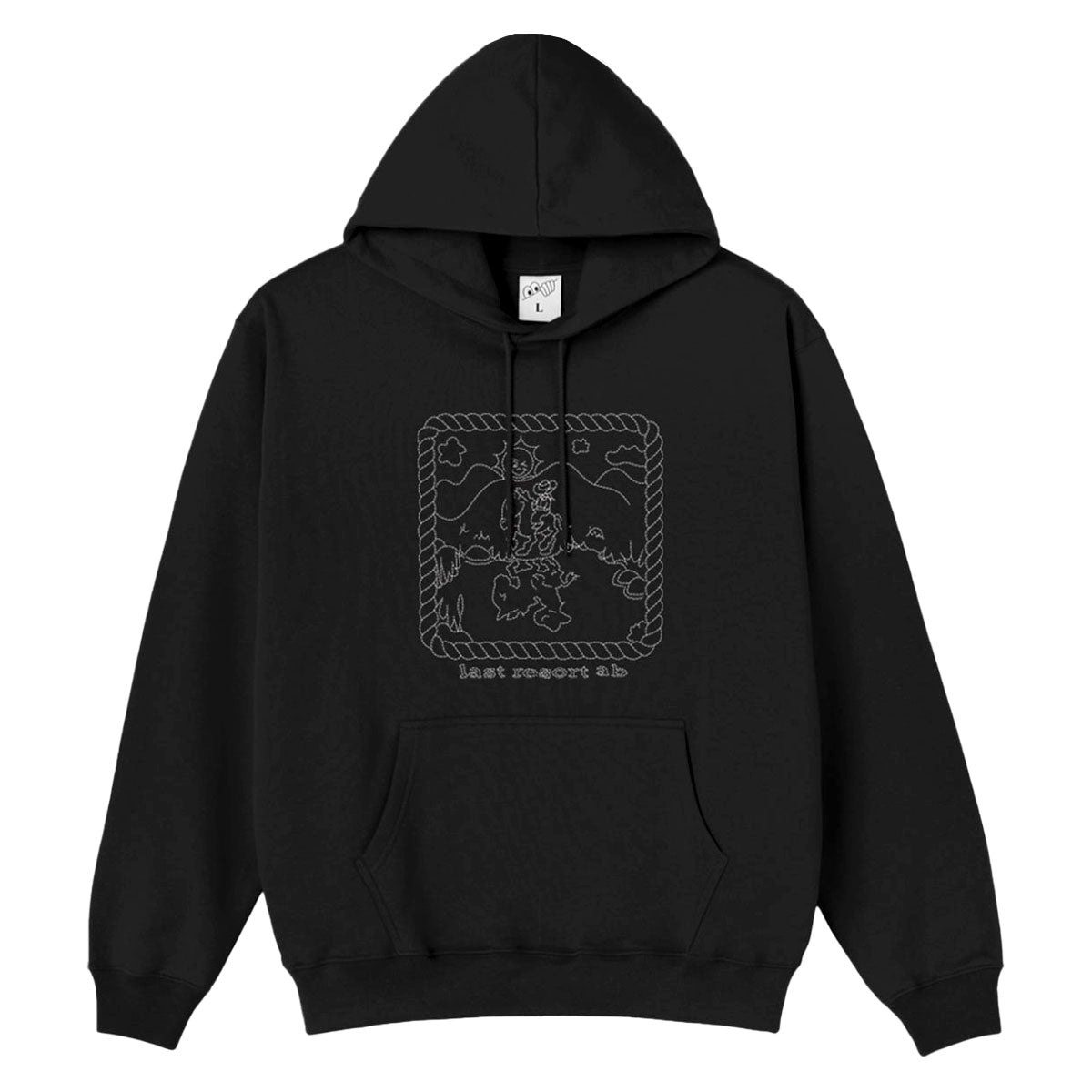 Last Resort AB Western Hoodie - Black image 1