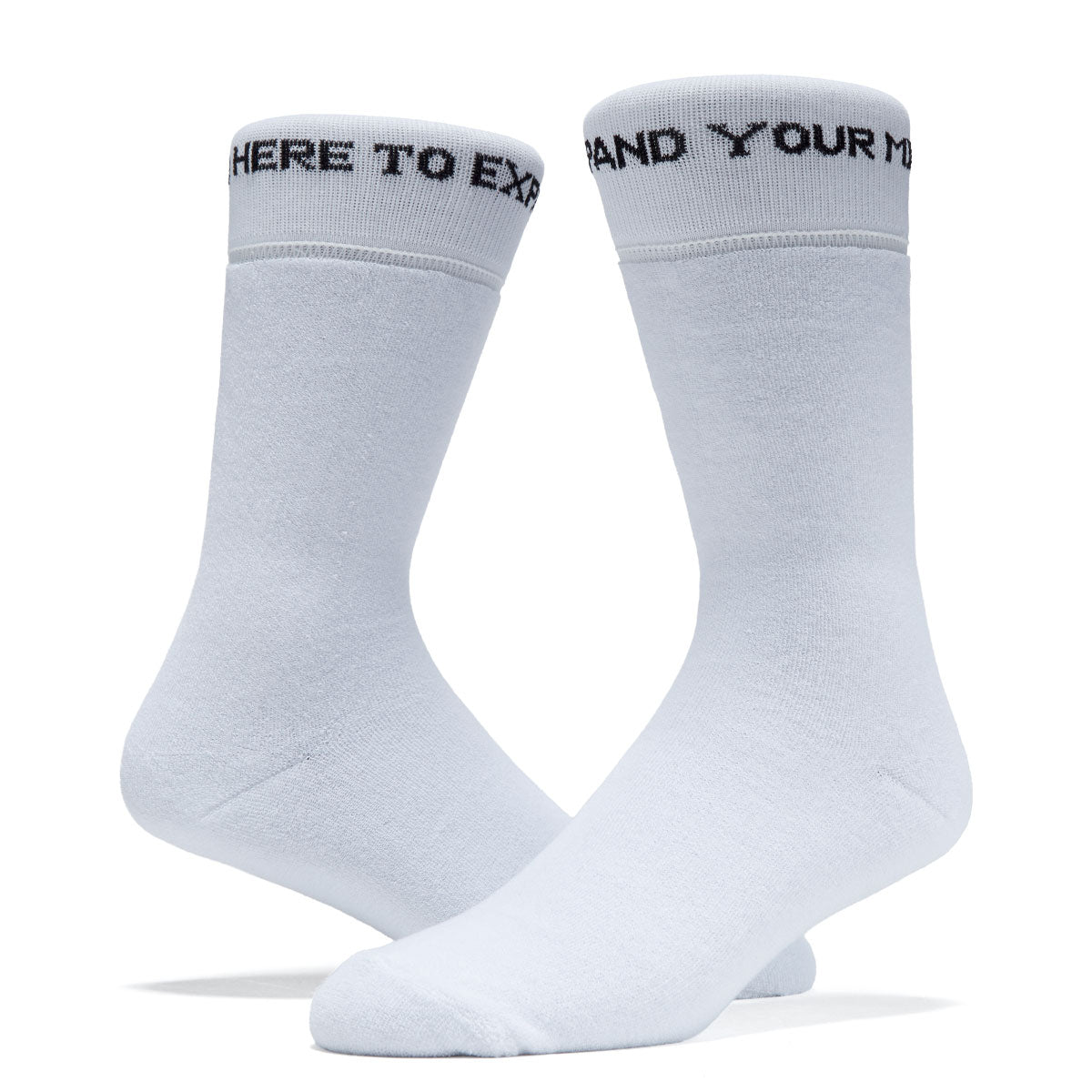 Last Resort AB Reverse Terry Socks - White image 2