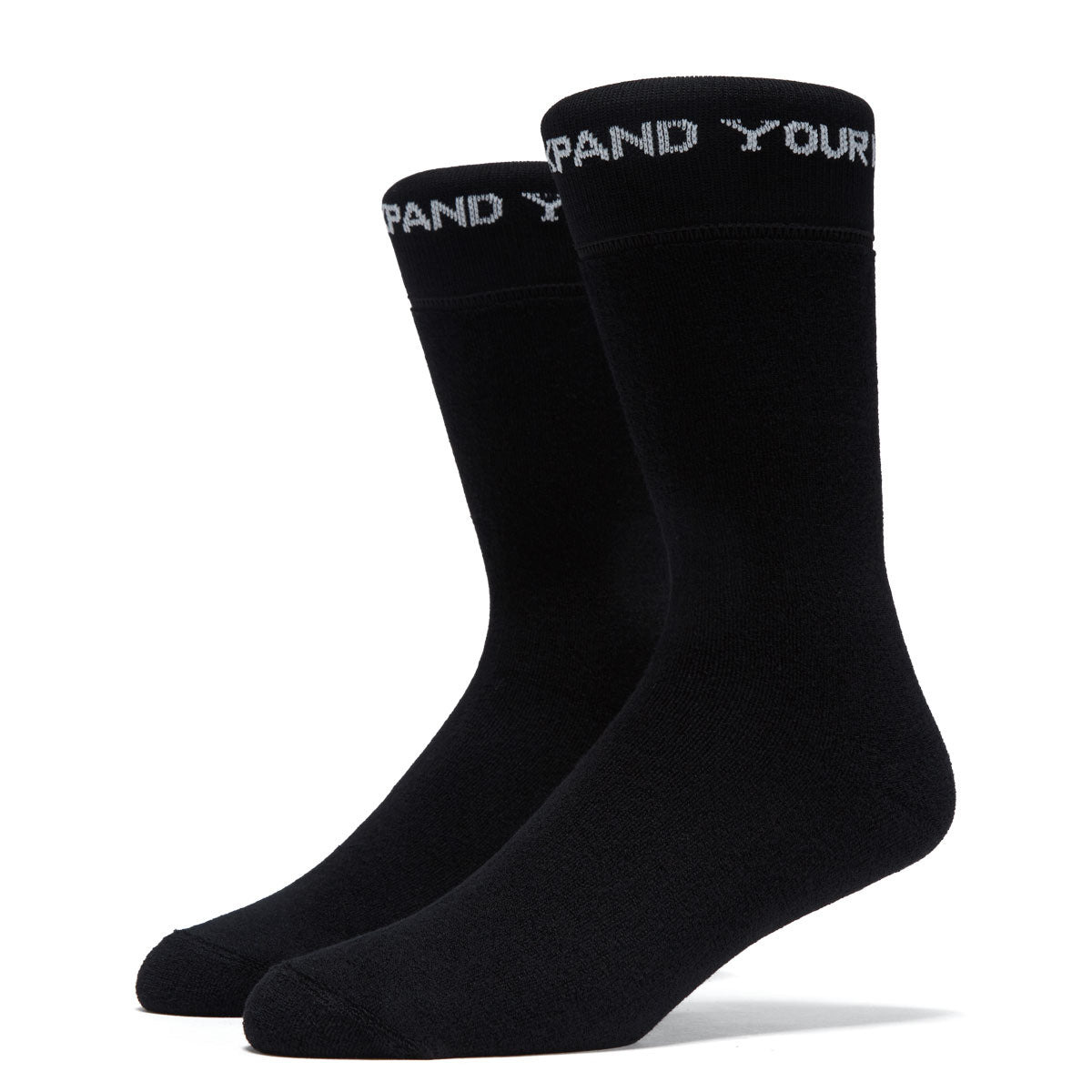 Last Resort AB Reverse Terry Socks - Black image 1