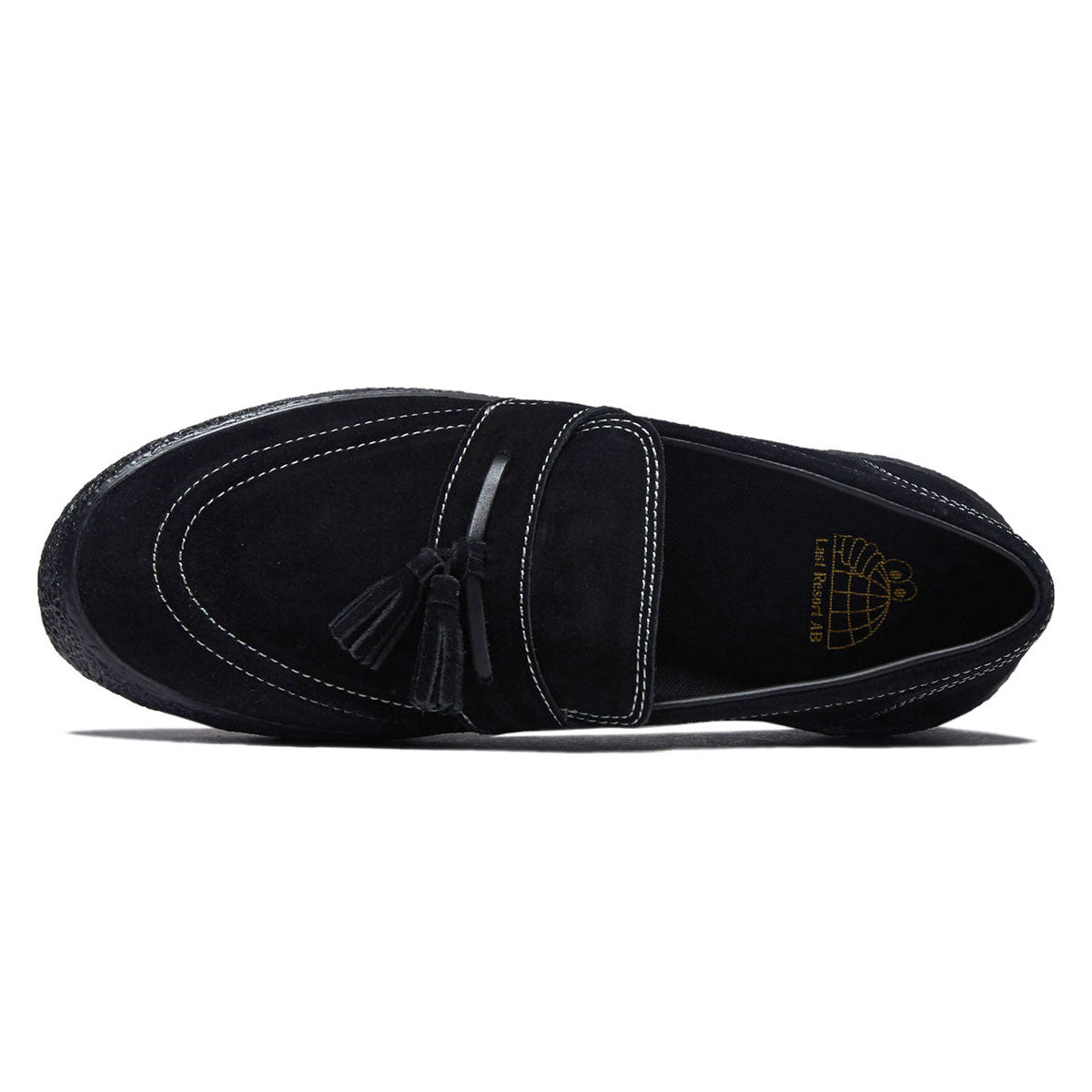 Last Resort AB VM005 Loafer Shoes - Black/Black/White Stitch image 3