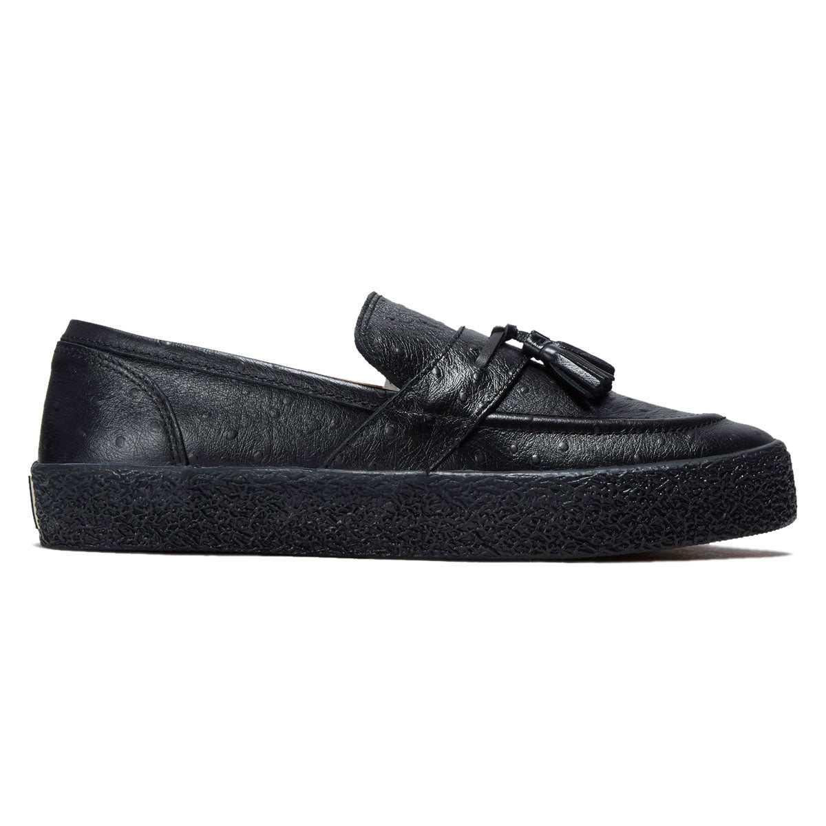 Last Resort AB VM005 Loafer Shoes - Ostritch Black/Black image 1