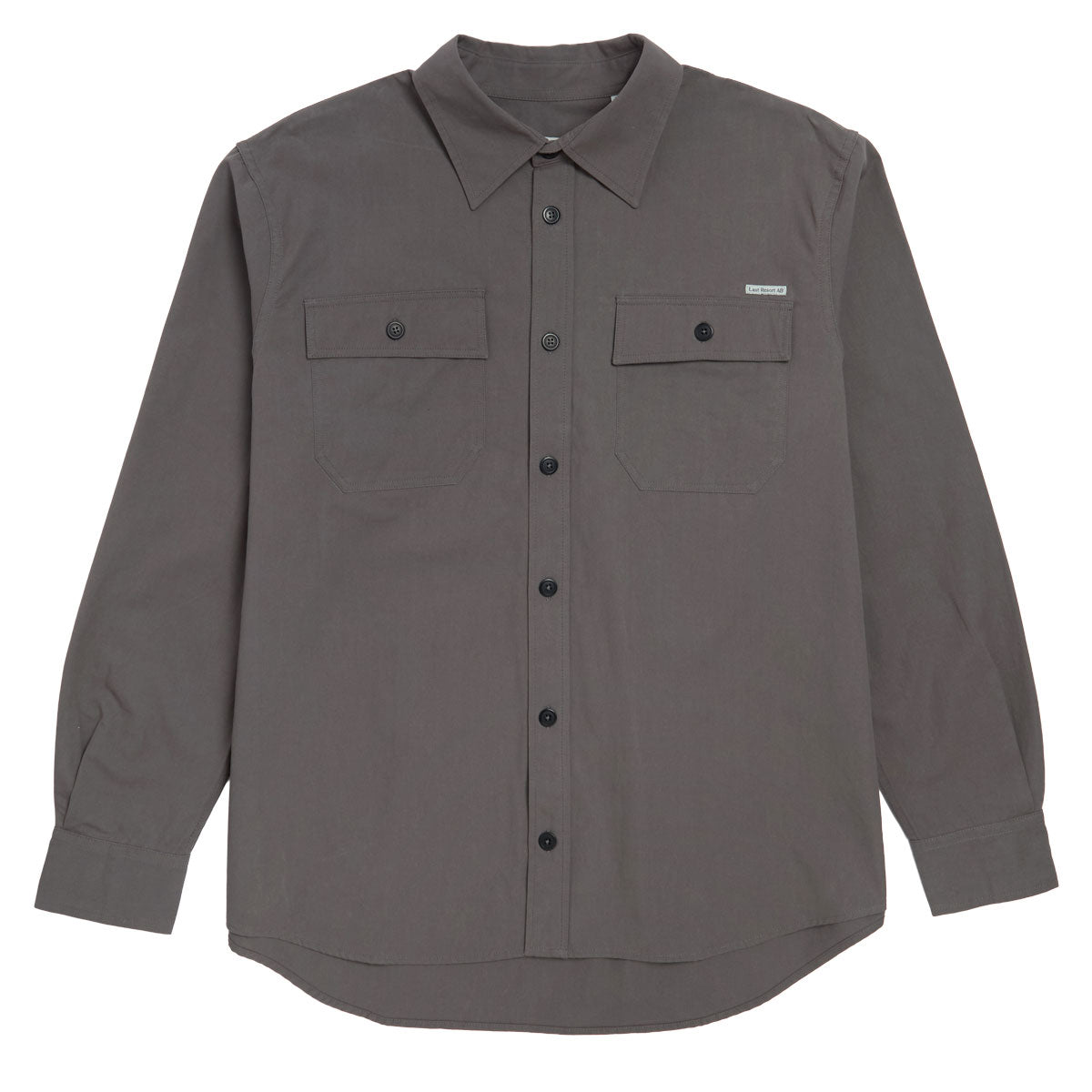 Last Resort AB OG Canvas Long Sleeve Shirt - Steel Grey image 1