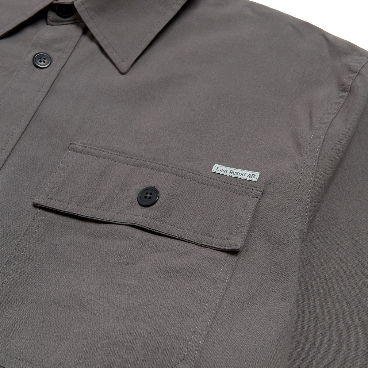 Last Resort AB OG Canvas Long Sleeve Shirt - Steel Grey image 2