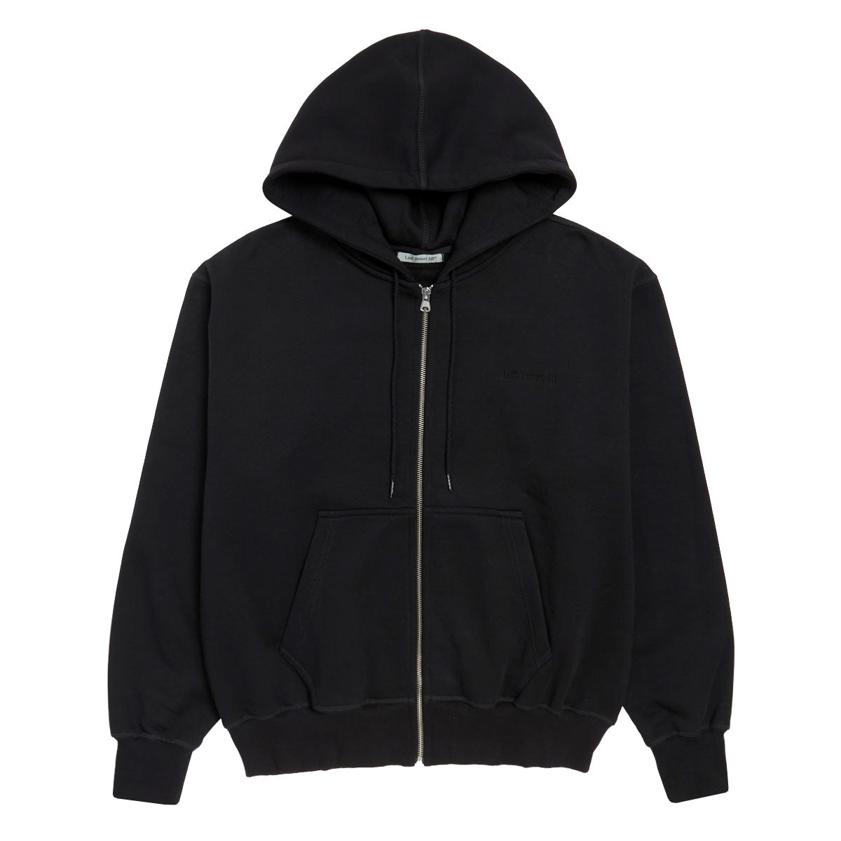 Last Resort AB Script Logo Zip Hoodie - Black image 1