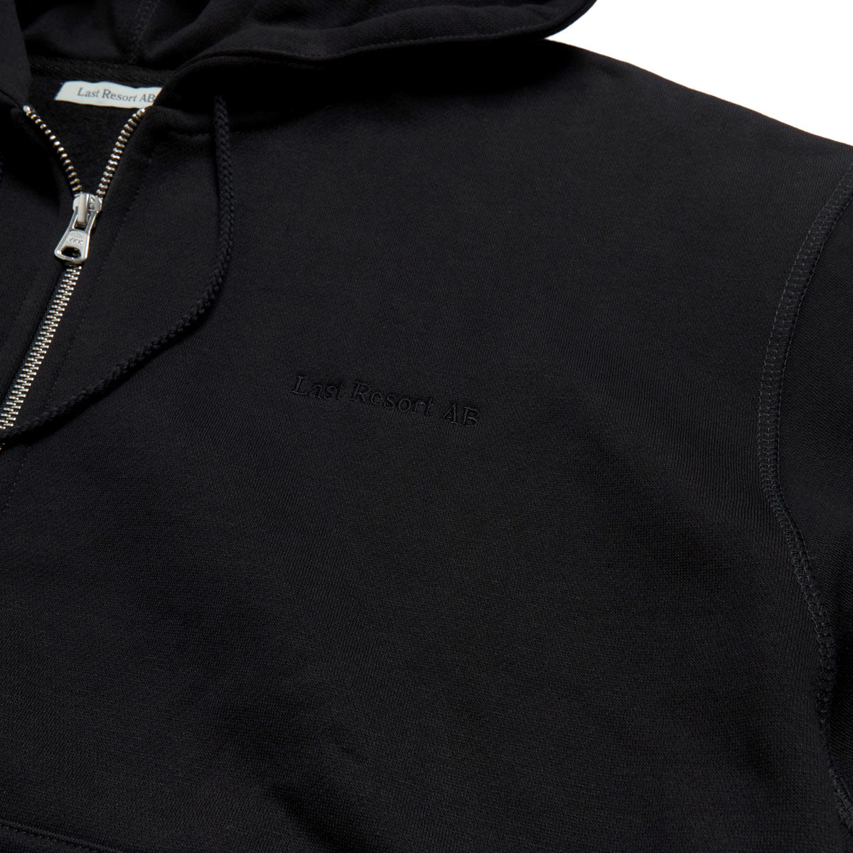 Last Resort AB Script Logo Zip Hoodie - Black image 2