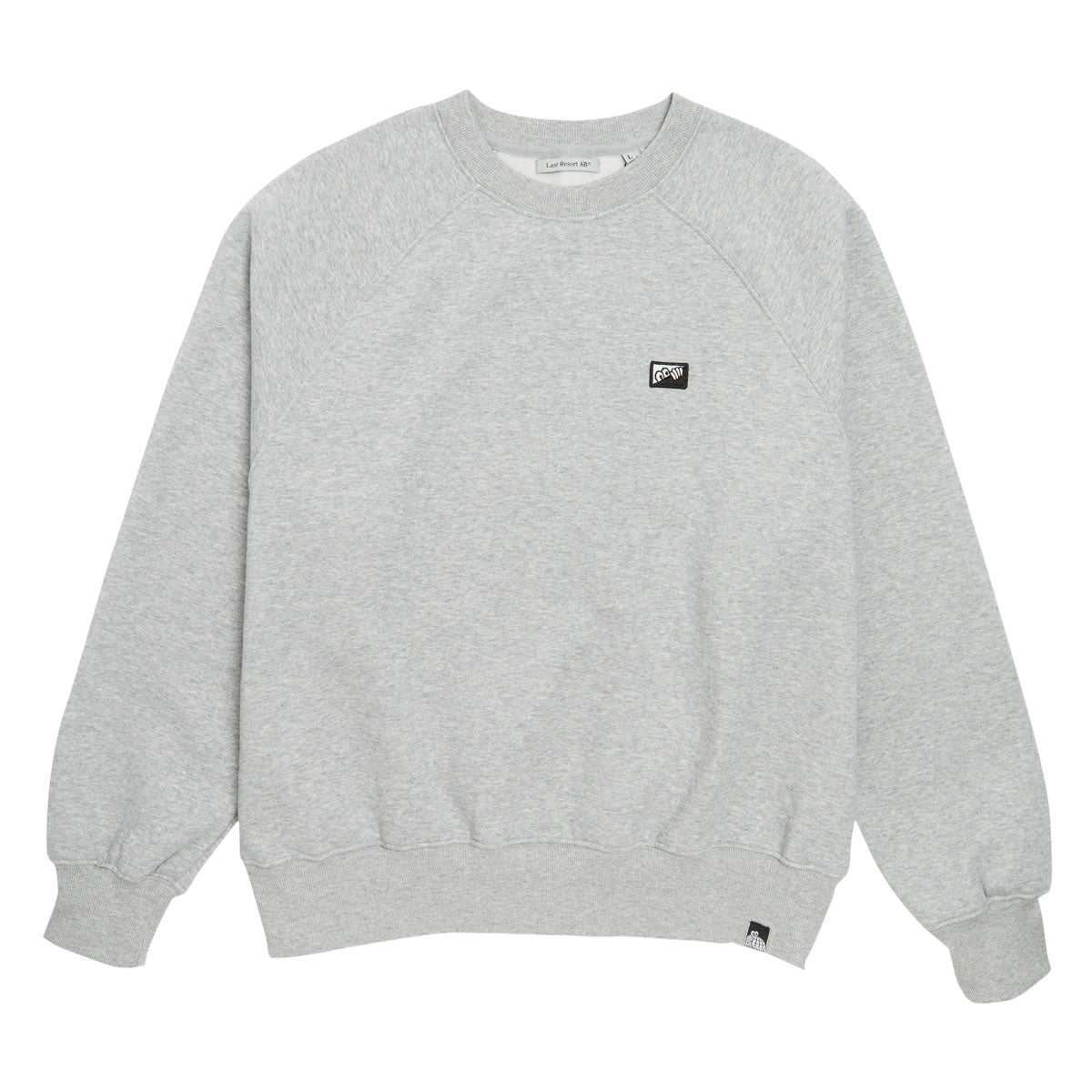 Last Resort AB Raglan Crewneck Sweatshirt - Grey Marle image 1