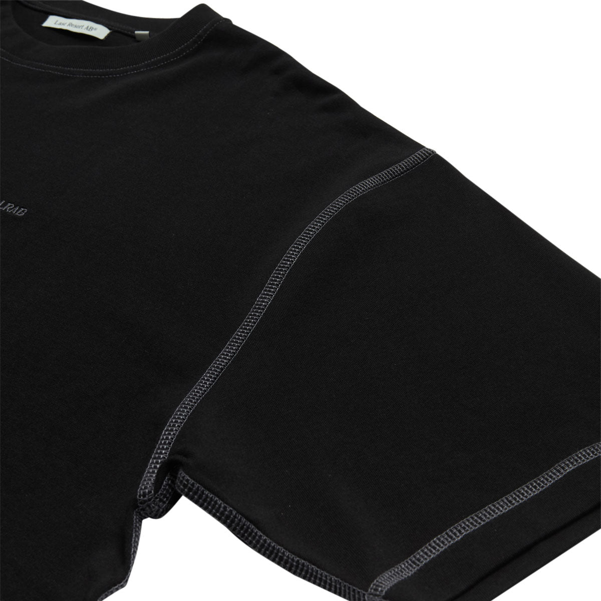 Last Resort AB LRAB Flatlock T-Shirt - Black image 3