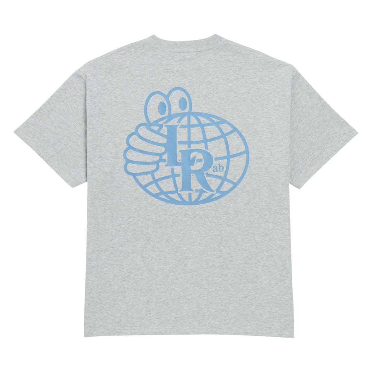 Last Resort AB Atlas Mono T-Shirt - Grey Marle/Blue image 1
