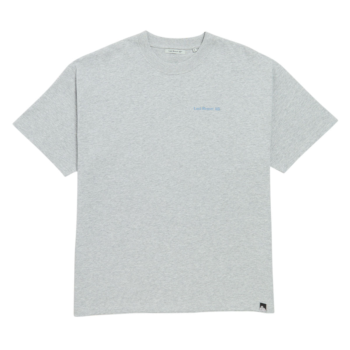 Last Resort AB Atlas Mono T-Shirt - Grey Marle/Blue image 2