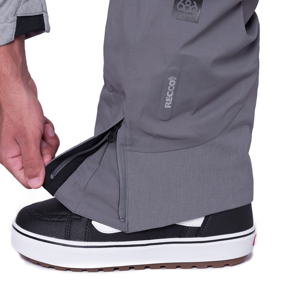 686 Grtx Stretch Dispatch Bib Snowboard Pants - Rhino Grey image 4