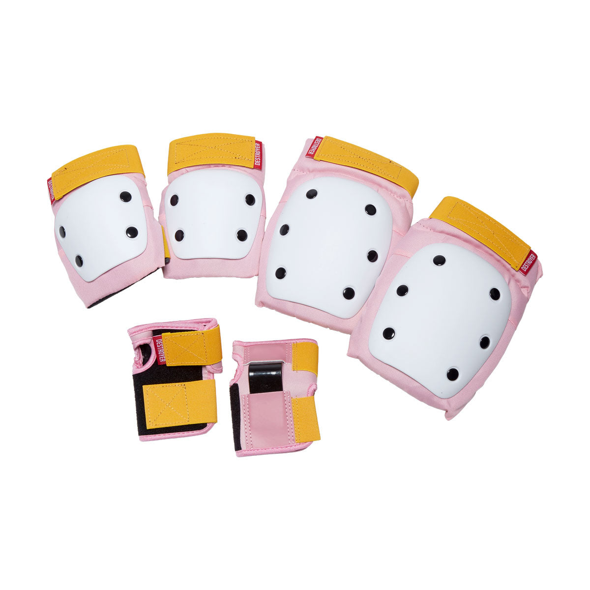Destroyer Youth Pad Set - Pink/Yellow/White image 1