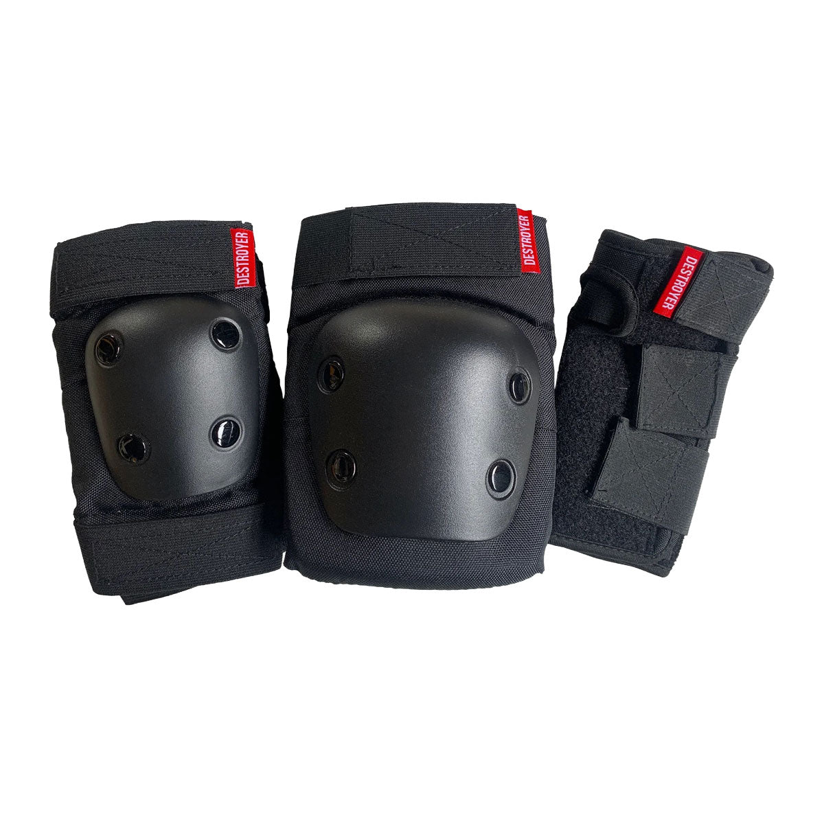 Destroyer Youth Pad Set - Black image 1