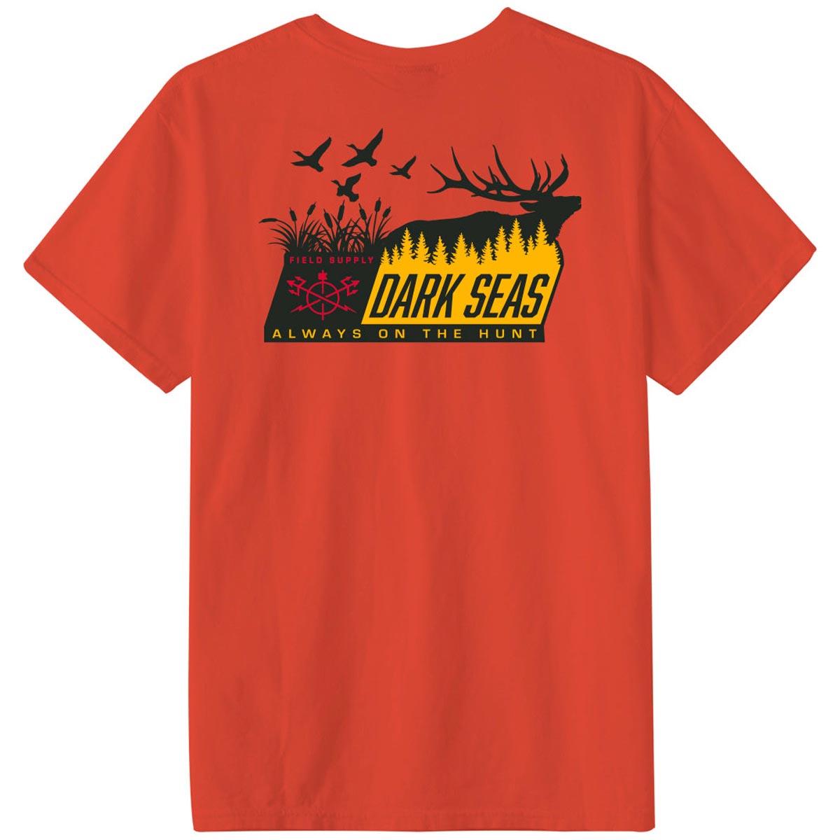 Dark Seas Provisions T-Shirt - Red Orange image 1