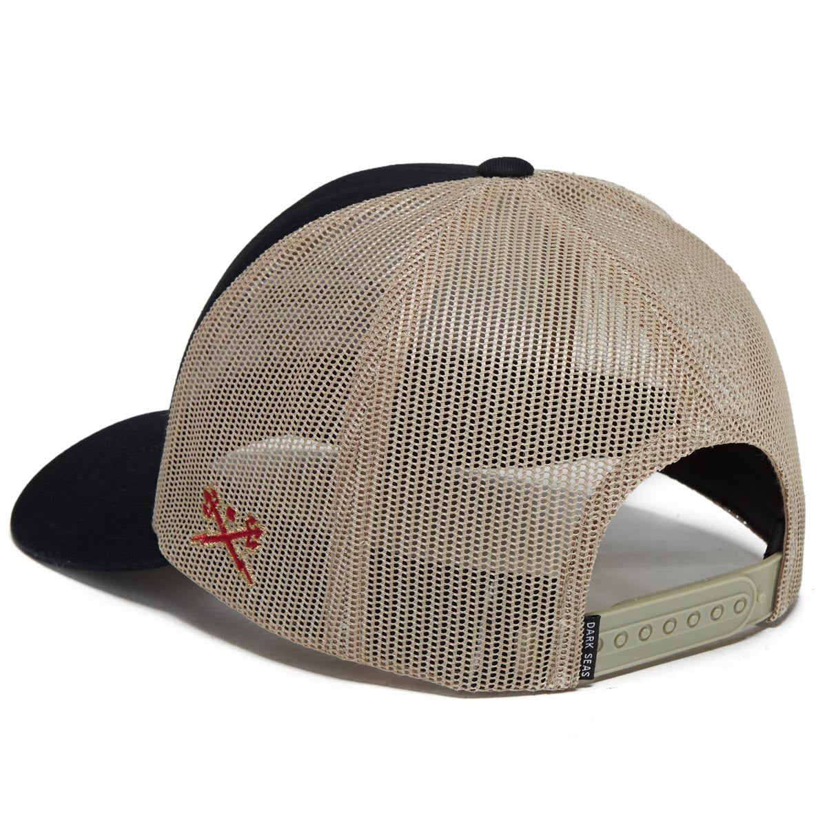 Dark Seas Redhead Hat - Black/Khaki image 2