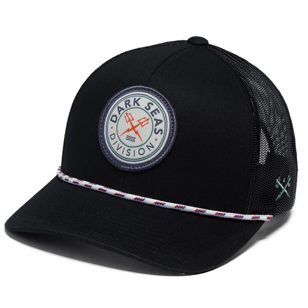 Dark Seas Nav Low Hat - Black image 1