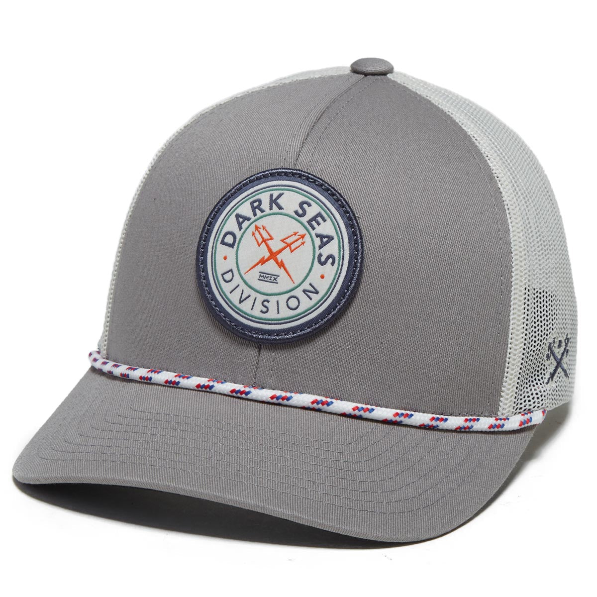 Dark Seas Nav Low Hat - Grey/White image 1