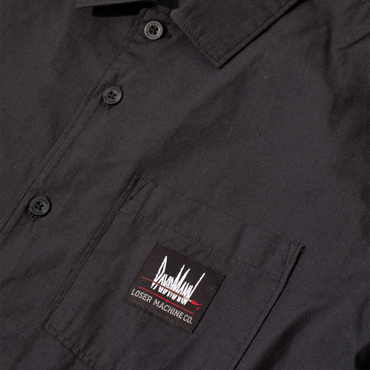 Loser Machine David Mann Work Shirt - Black image 3