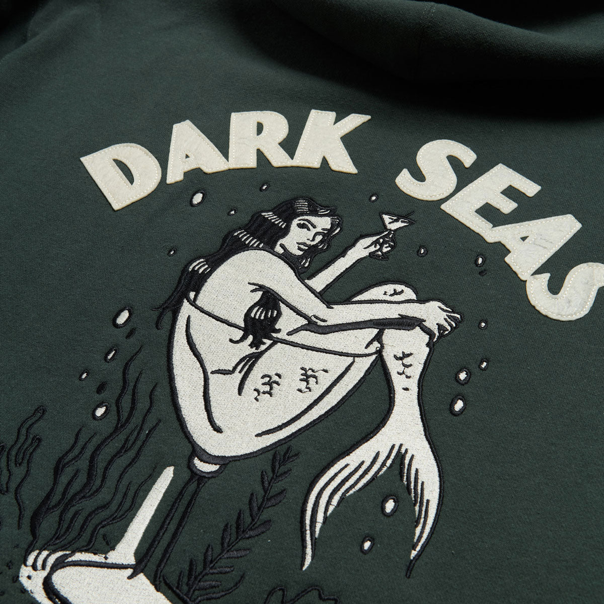 Dark Seas Burkhart Hoodie - Green image 4