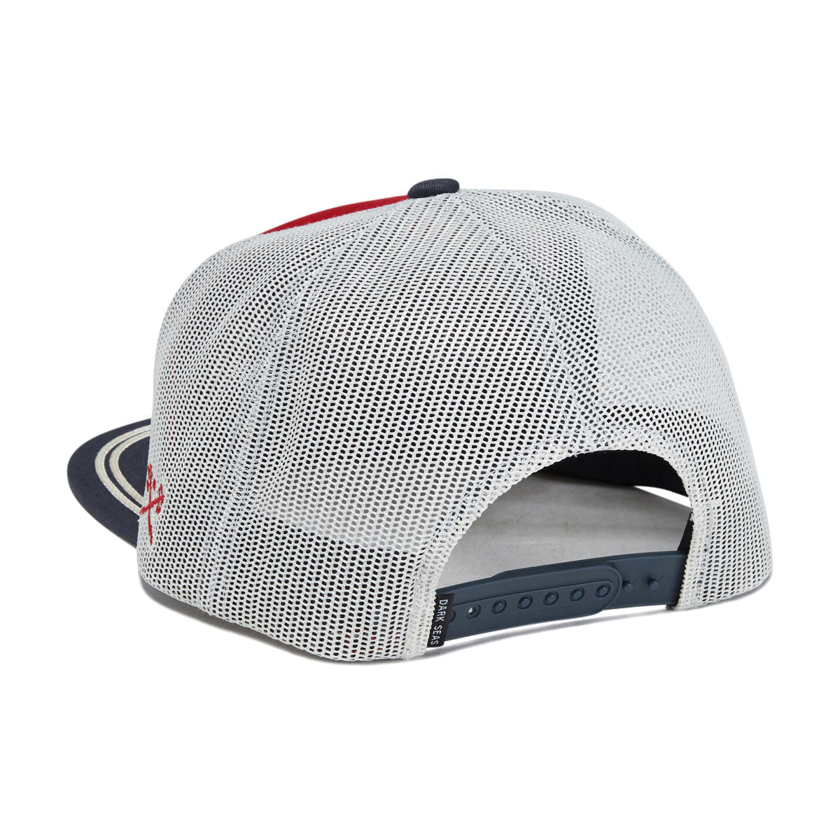 Dark Seas Newport Hat - Red/Blue image 2