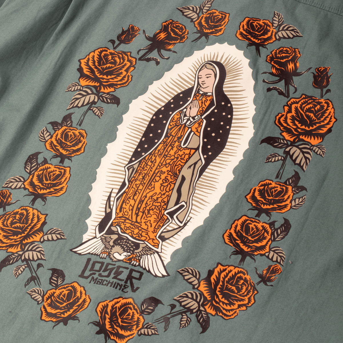Loser Machine Guadalupe Shirt - Green image 4