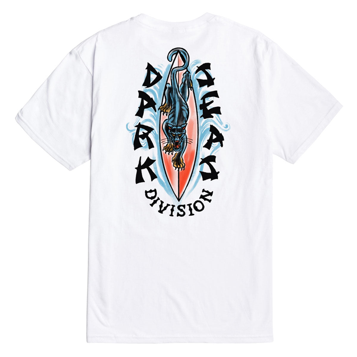 Dark Seas Wild Cat T-Shirt - White image 1