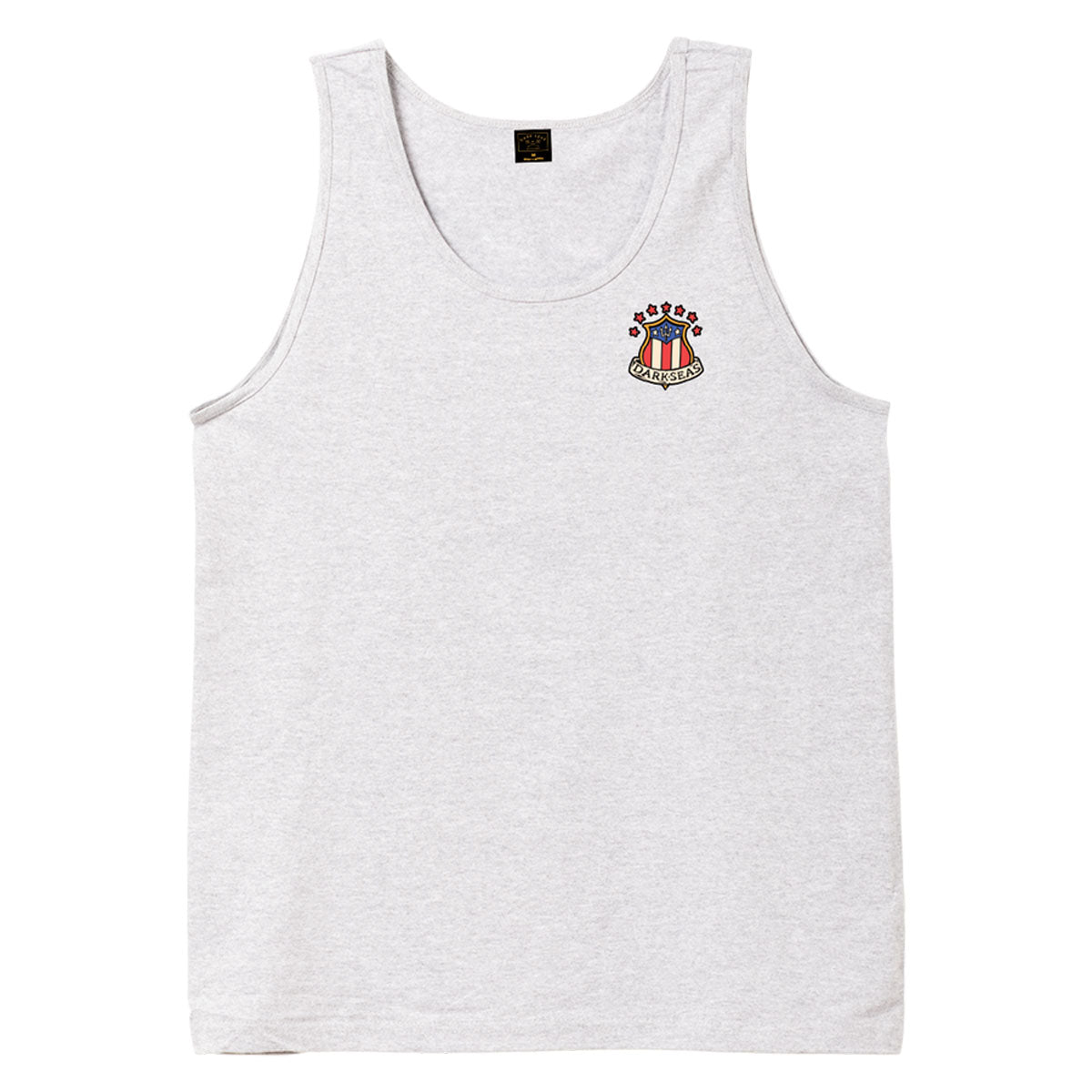 Dark Seas Land Of The Free Stock Tank Top - Heather Grey image 2