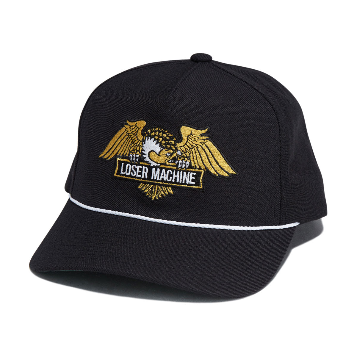 Loser Machine Wings High Profile Hat - Black image 1