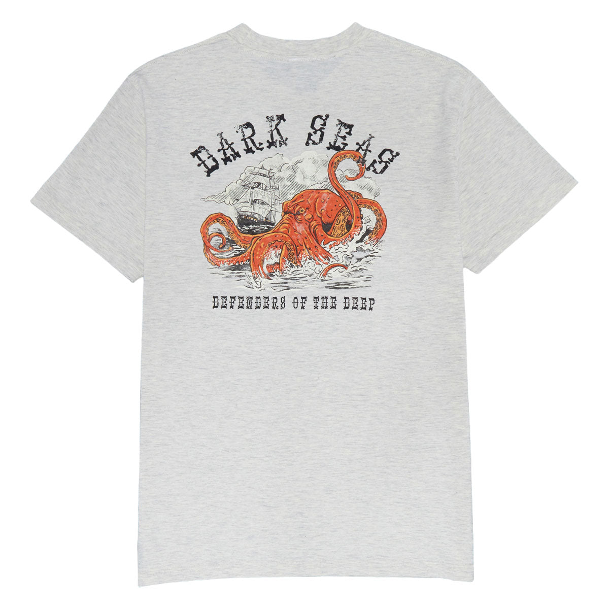 Dark Seas Perilous Mineral Pocket T-Shirt - Heather Oatmeal image 1