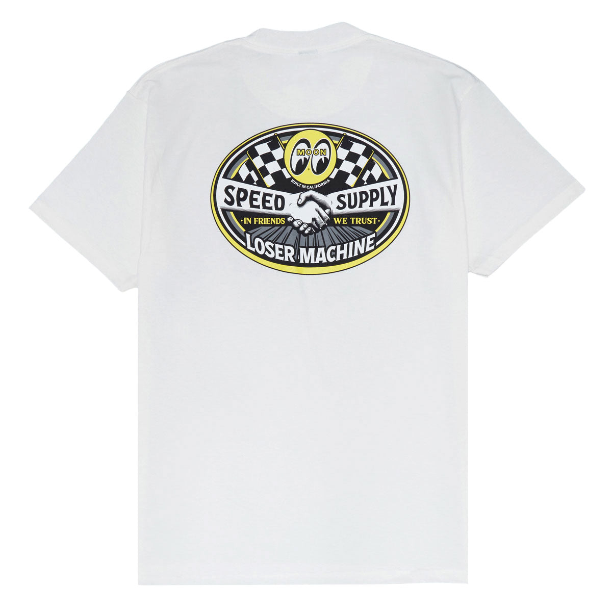 Loser Machine Handshake T-Shirt - Vintage White image 1