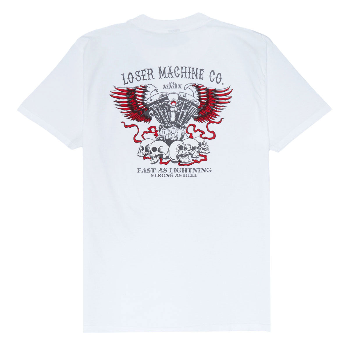 Loser Machine No Easy Way Out T-Shirt - White Enzyme image 1