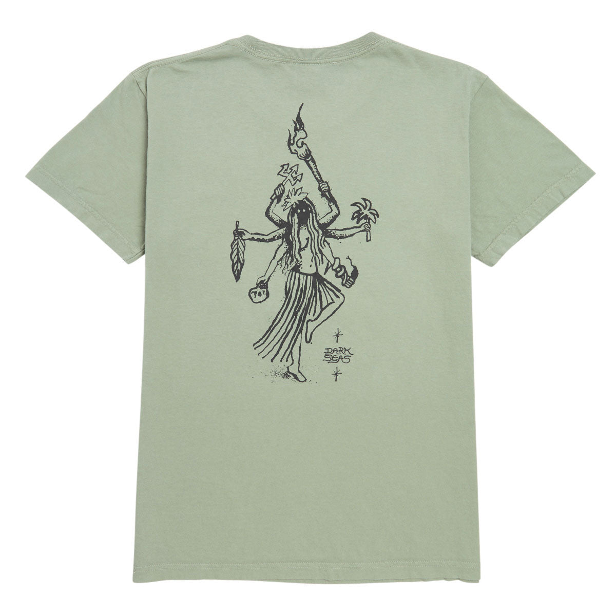 Dark Seas Rain Dance T-Shirt - Shadow image 1