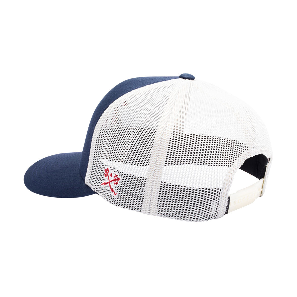 Dark Seas Patriot Trucker Hat - Navy/White image 2