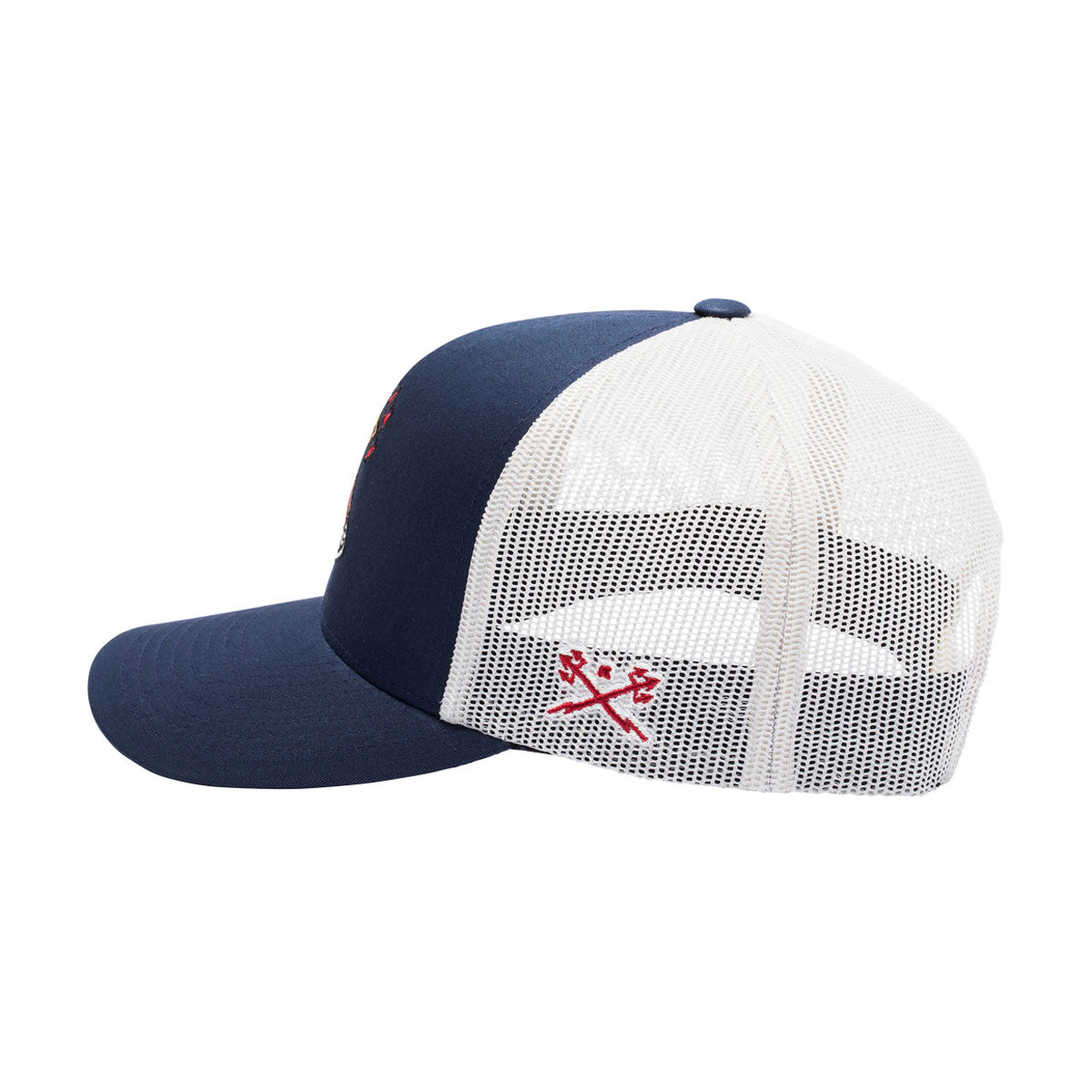 Dark Seas Patriot Trucker Hat - Navy/White image 3
