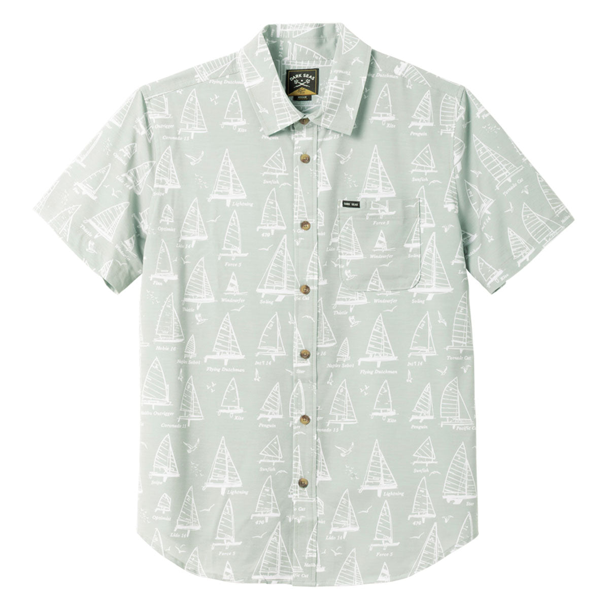 Dark Seas Mainsail Shirt - Moss image 1