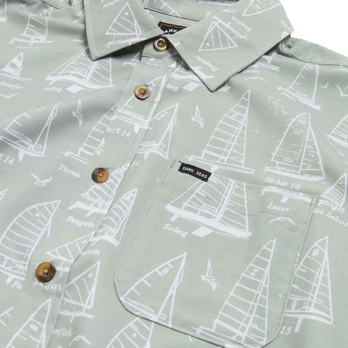 Dark Seas Mainsail Shirt - Moss image 3