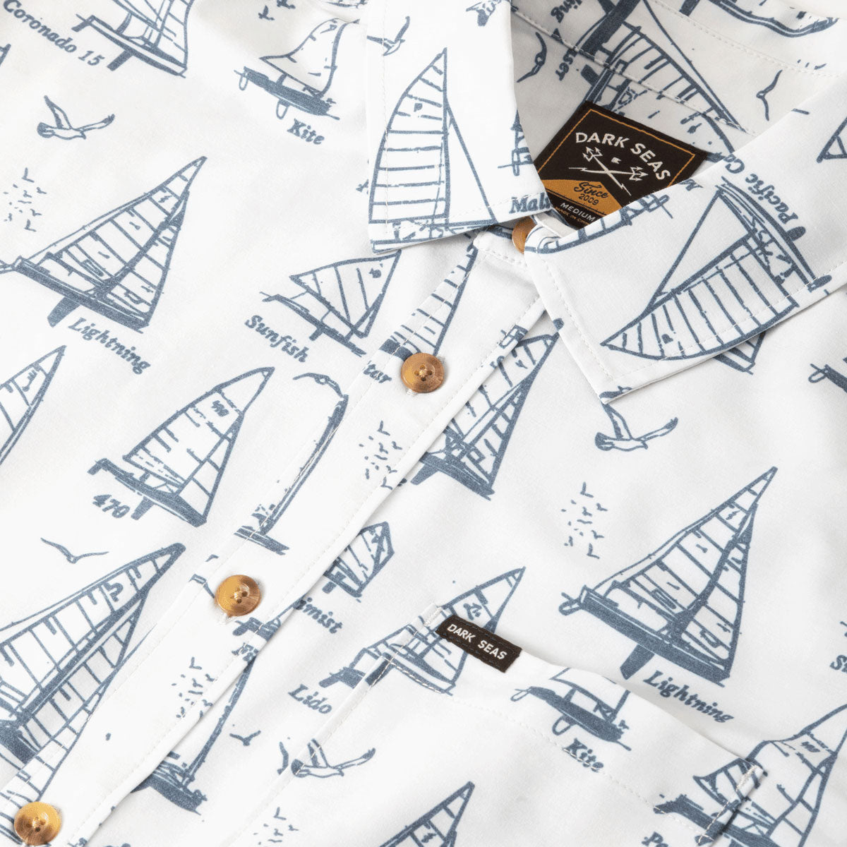 Dark Seas Mainsail Shirt - White image 3